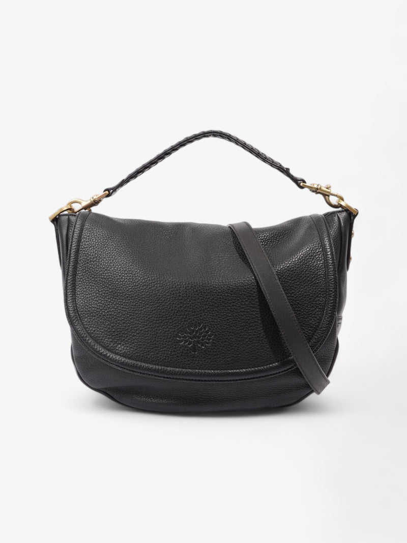  Mulberry Effie Satchel Black Leather Small