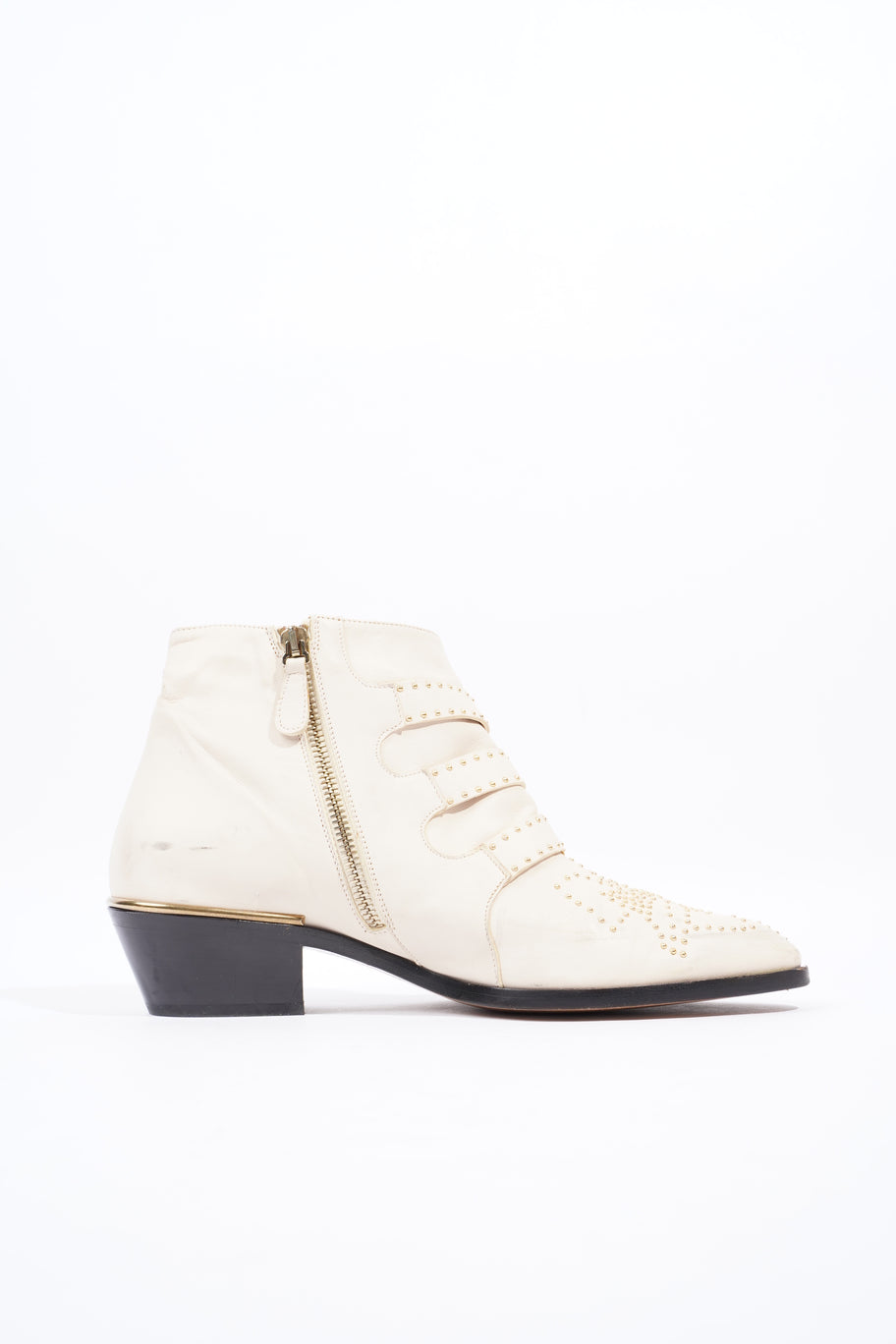 Susanne Ankle Boot White Leather EU 38 UK 5 Image 4