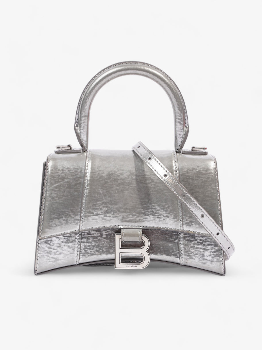 Hourglass XS Silver Leather Image 1