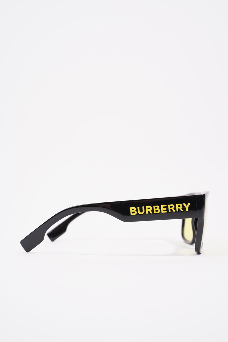 Knight Square Tinted Sunglasses Black / Yellow Acetate 145mm Image 5