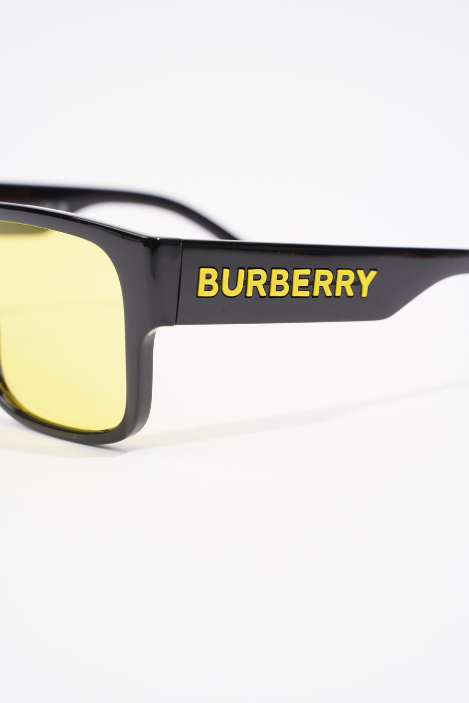 Knight Square Tinted Sunglasses Black / Yellow Acetate 145mm Image 9