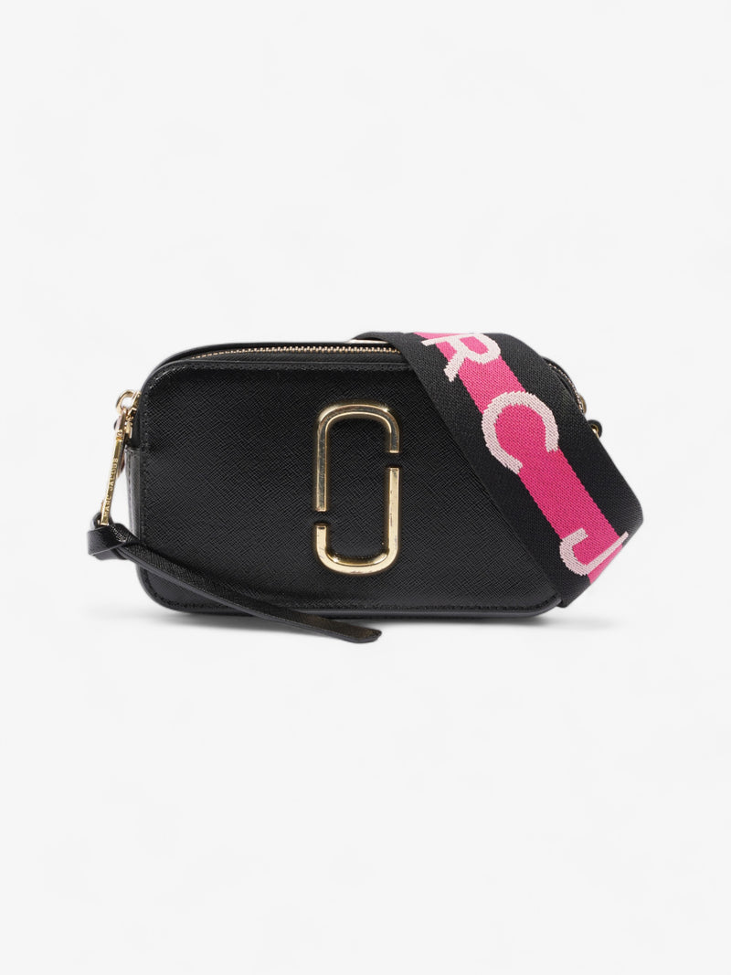  The Snapshot Bag  Black / Pink / Grey Leather