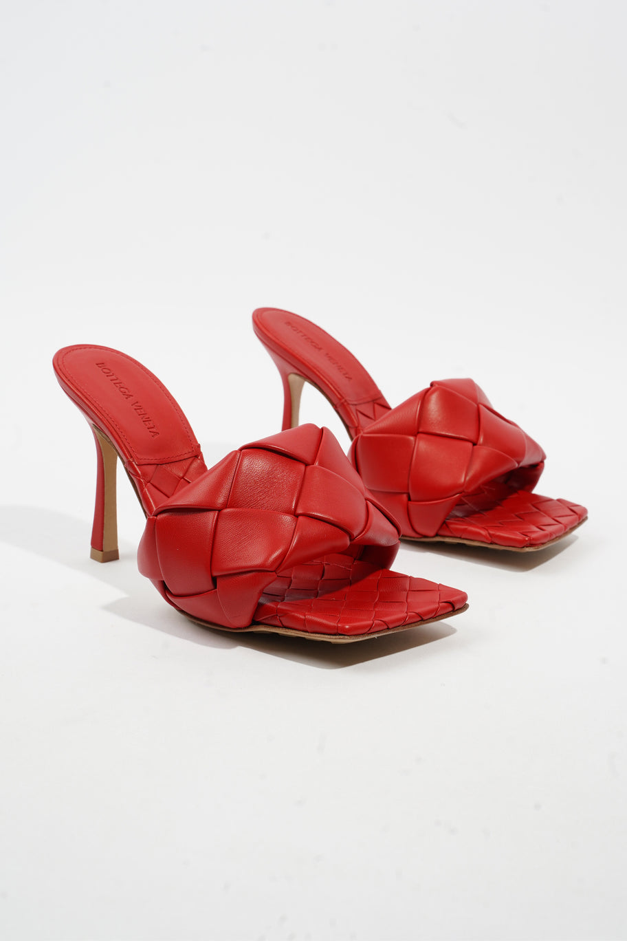 High Sandals 90 Red Leather EU 37.5 UK 4.5 Image 2
