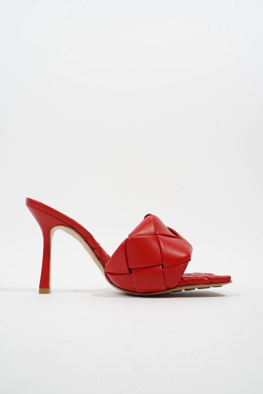 High Sandals 90 Red Leather EU 37.5 UK 4.5 Image 4