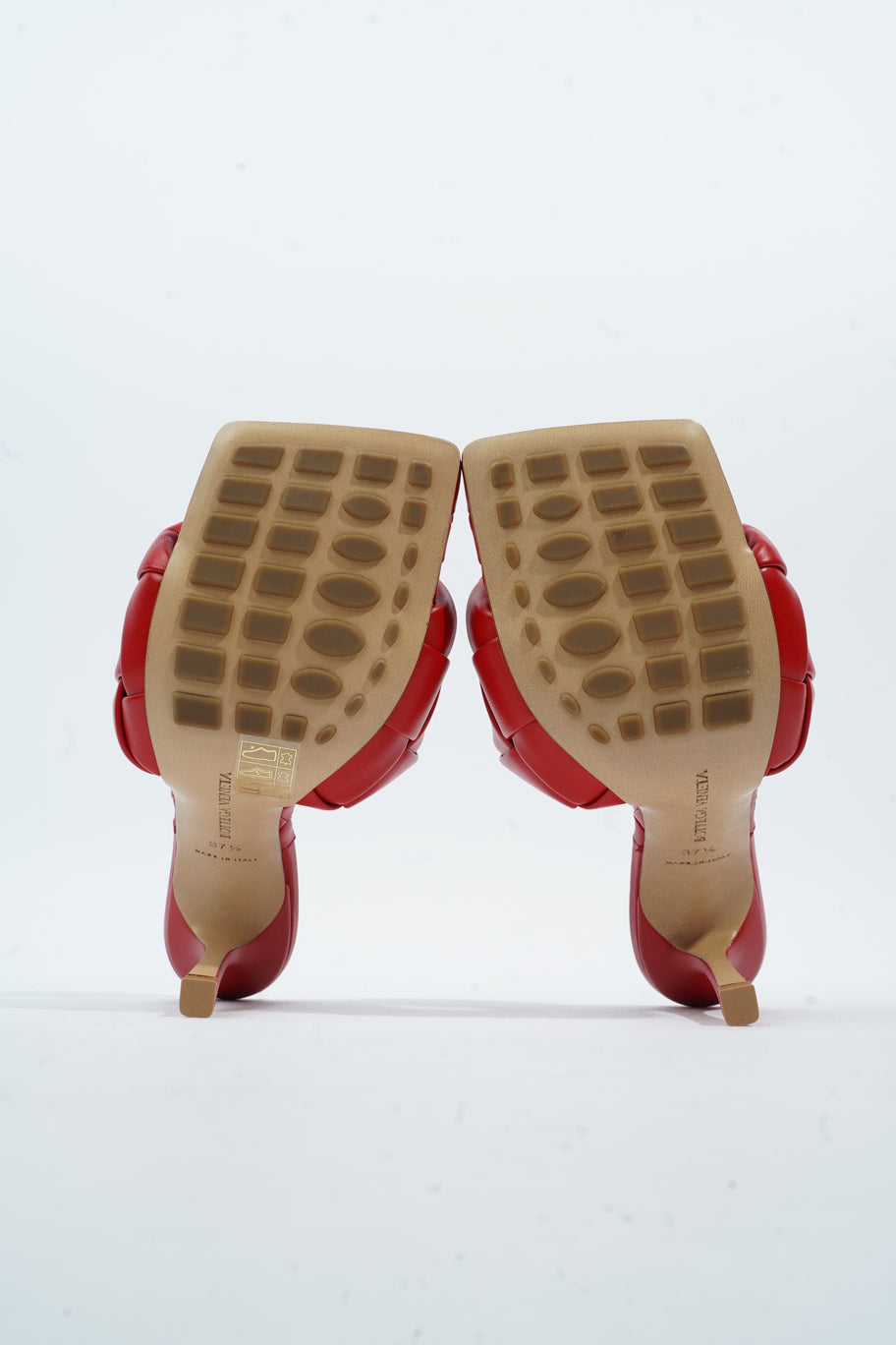 High Sandals 90 Red Leather EU 37.5 UK 4.5 Image 7