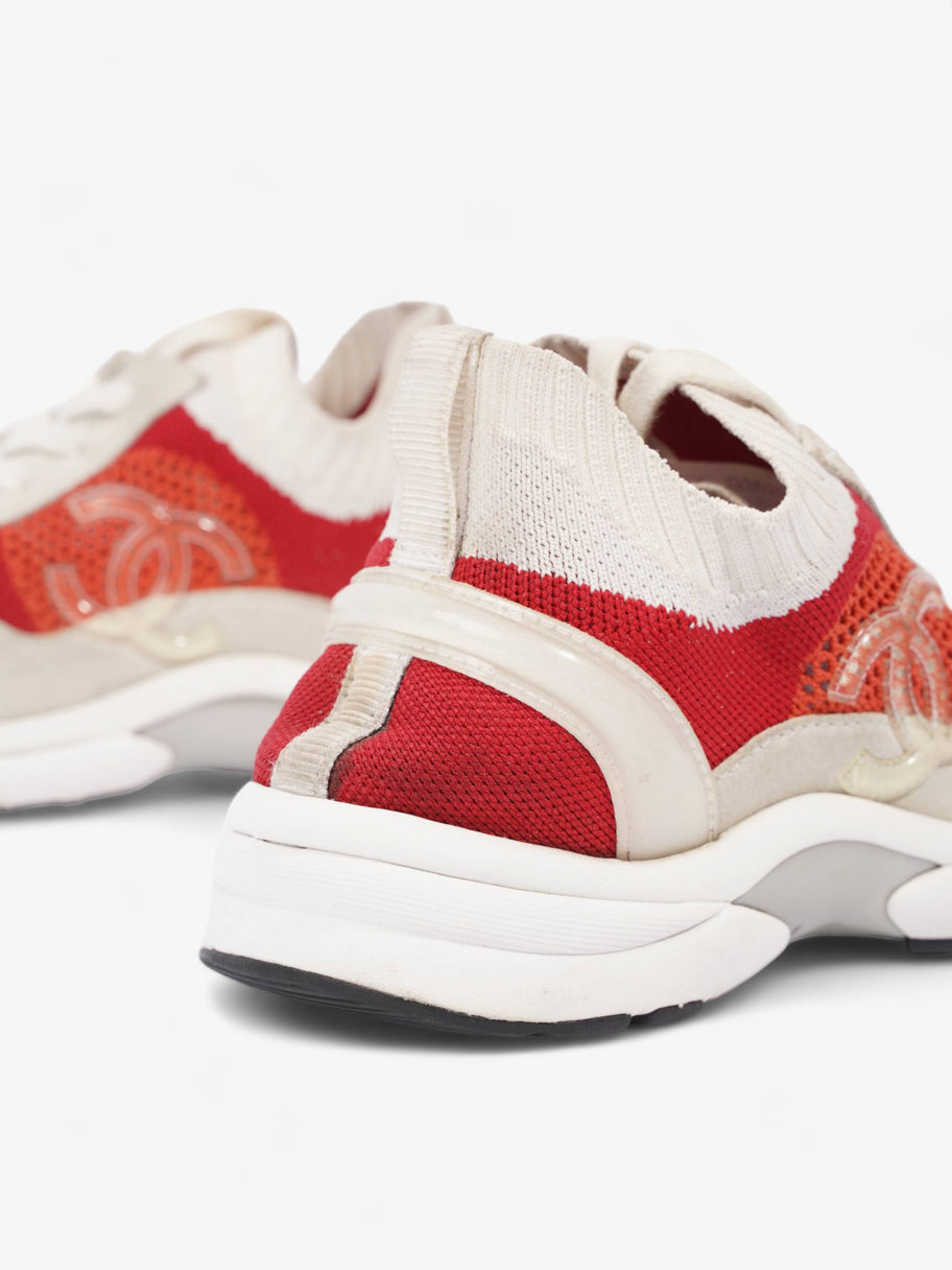CC Knit Sneaker Beige / Red Fabric EU 38 UK 5 Image 9