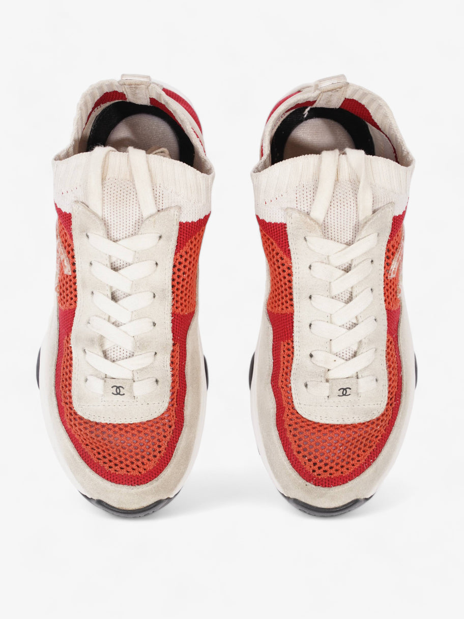 CC Knit Sneaker Beige / Red Fabric EU 38 UK 5 Image 8