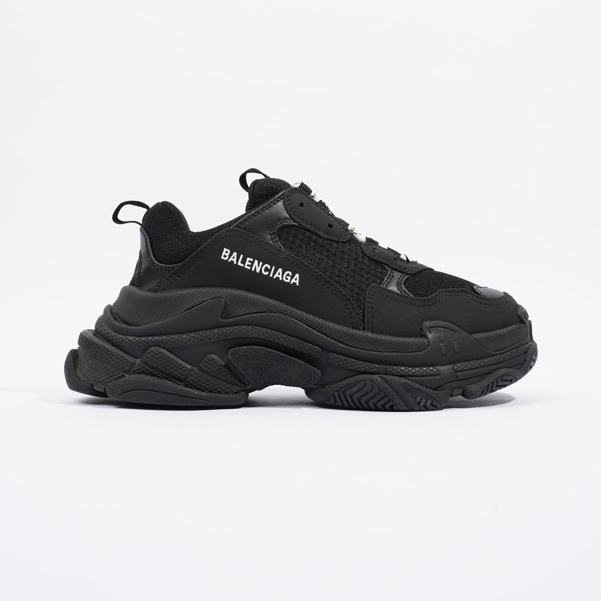 Balenciaga Triple S Black Mesh EU 38 UK 5 Luxe Collective