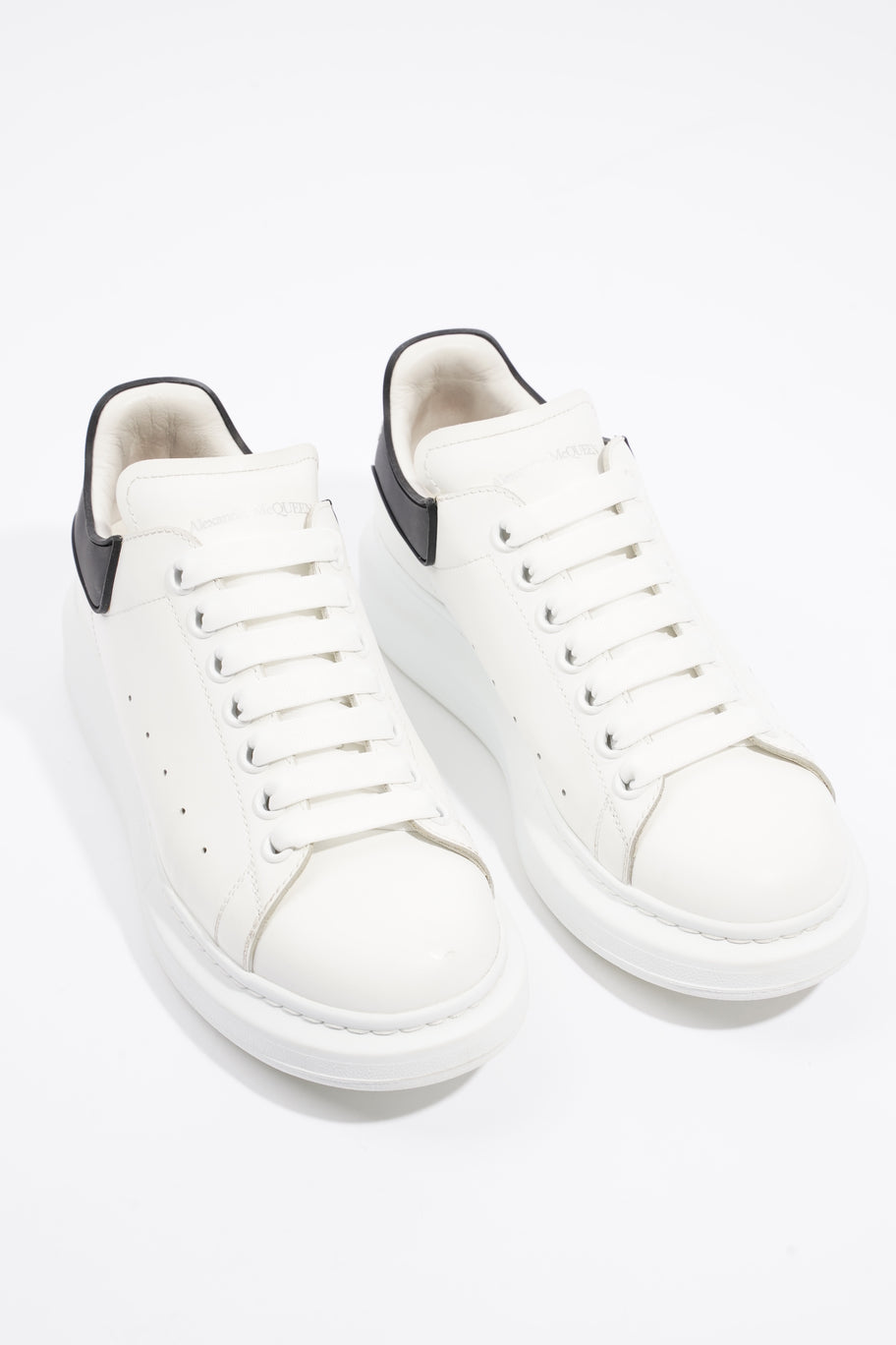 Oversized Sneaker White / Black Tab Leather EU 38 UK 5 Image 8