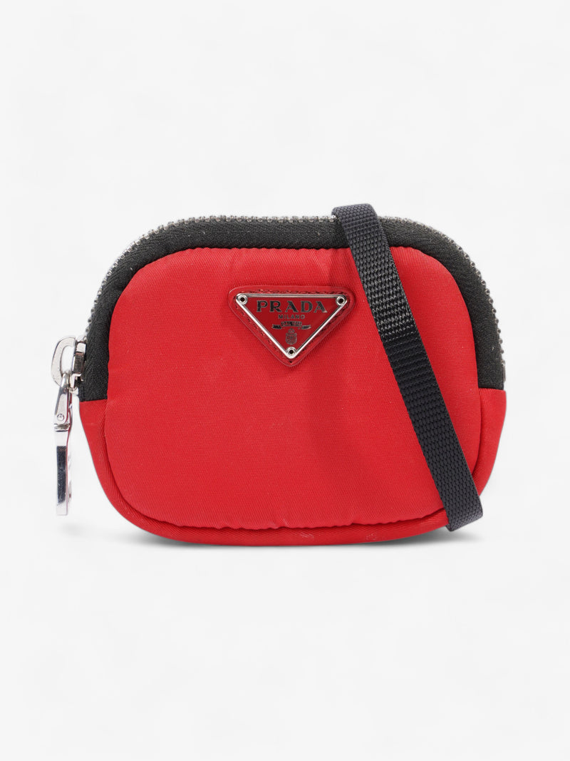  Pouch With Strap Red Nylon