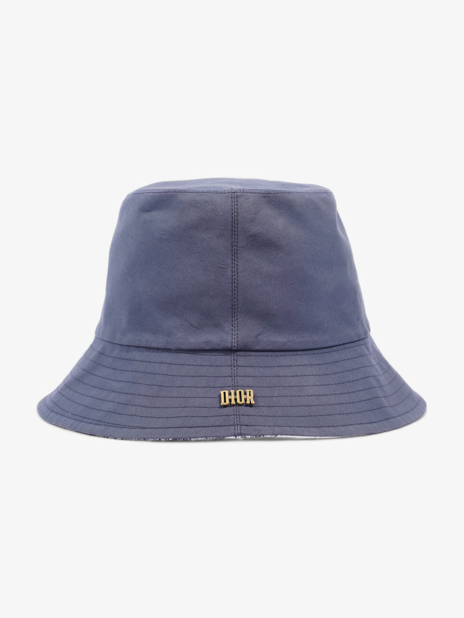 Reversible Bucket Hat Navy Polyester 56 Image 1