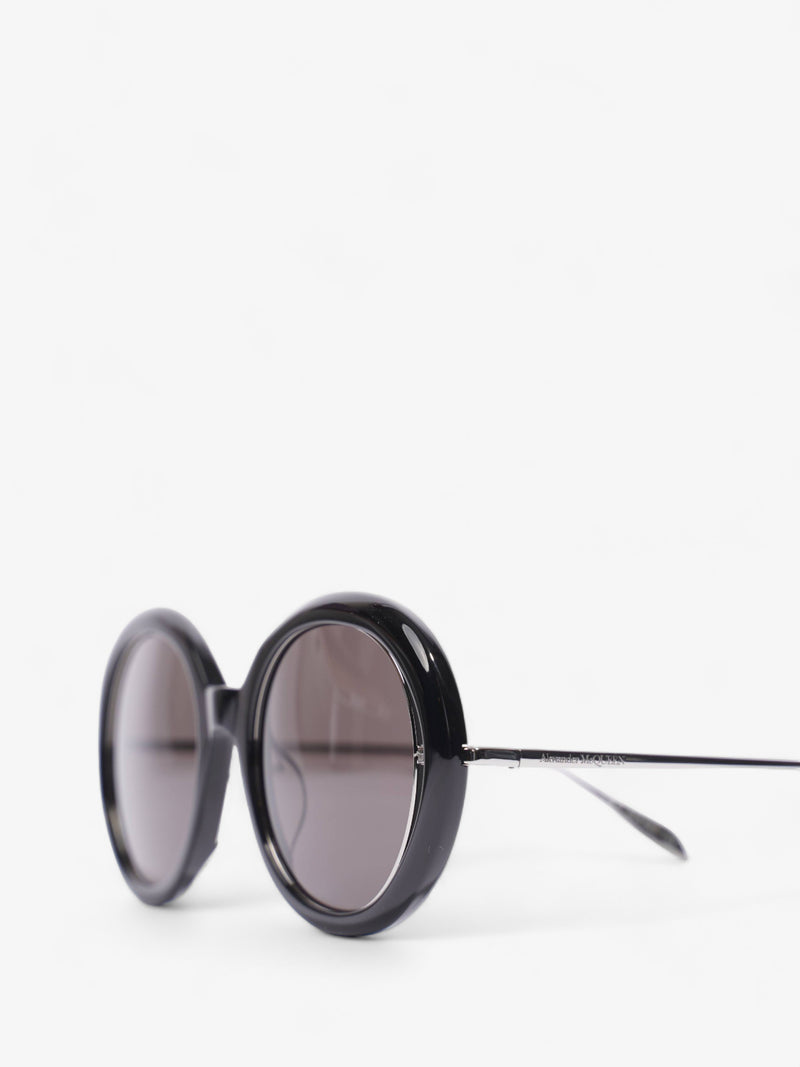  Round Sunglasses Black / Silver Acetate 54mm 22mm