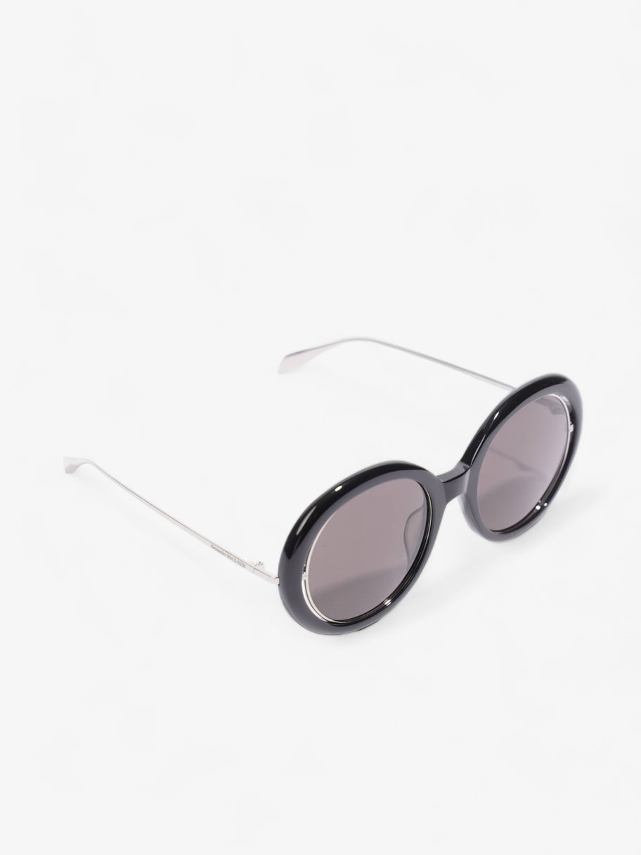 Round Sunglasses Black / Silver Acetate 54mm 22mm Image 6
