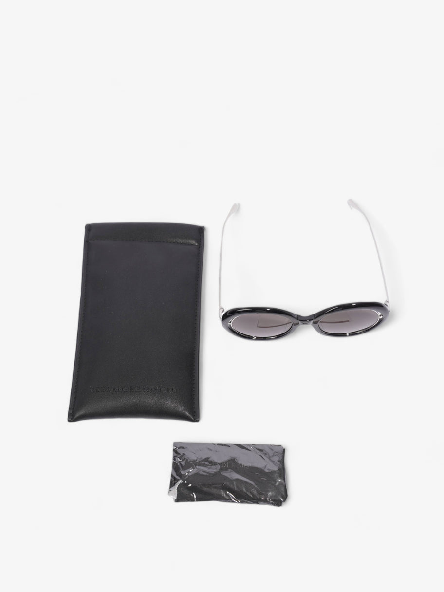Round Sunglasses Black / Silver Acetate 54mm 22mm Image 7