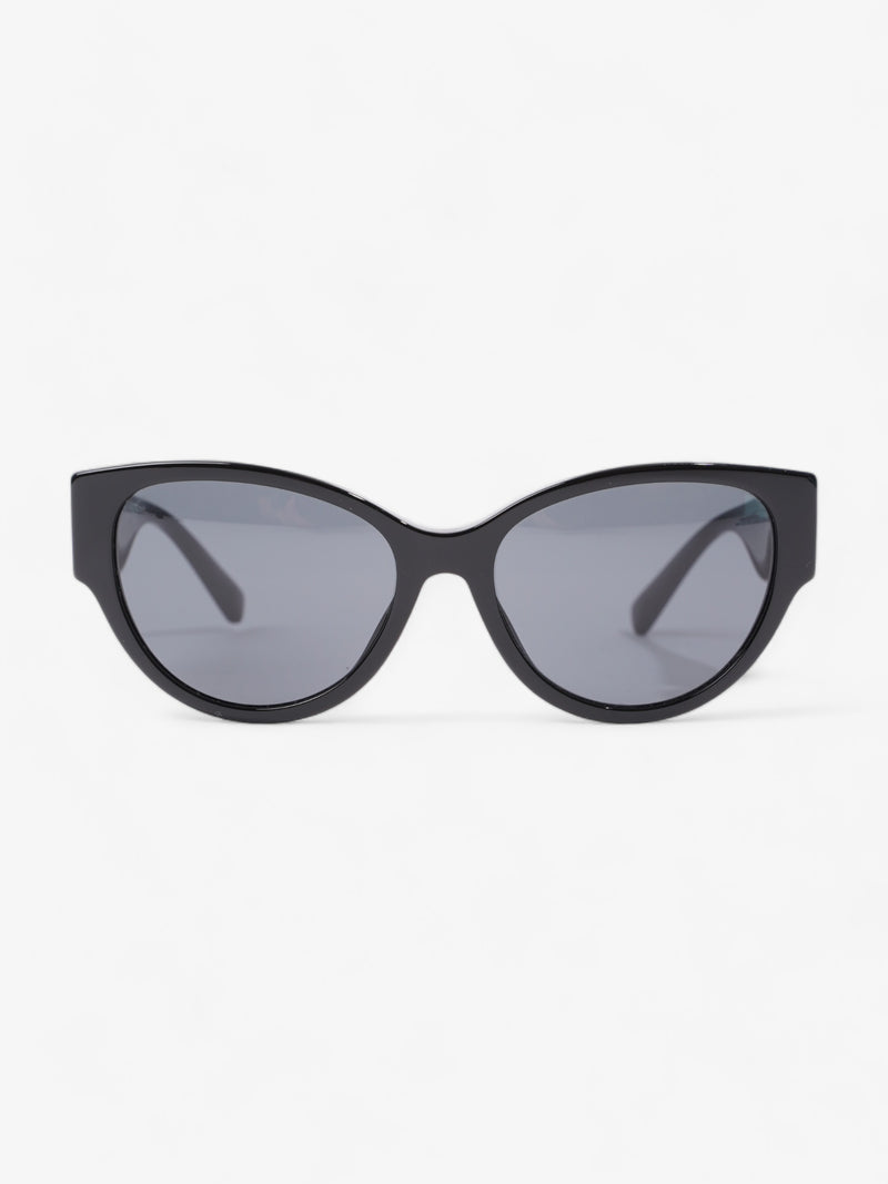  Medusa Detailed Sunglasses  Black Acetate 140mm