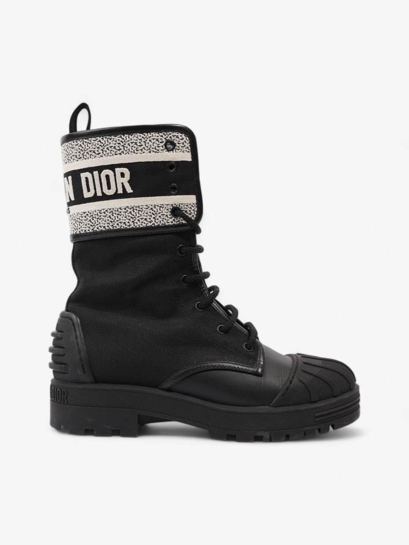  D-Major Ankle Boots Black / Cream Technical Fabric EU 38.5 UK 5.5