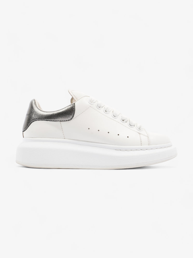  Oversized Sneakers White / Silver Leather EU 36 UK 3