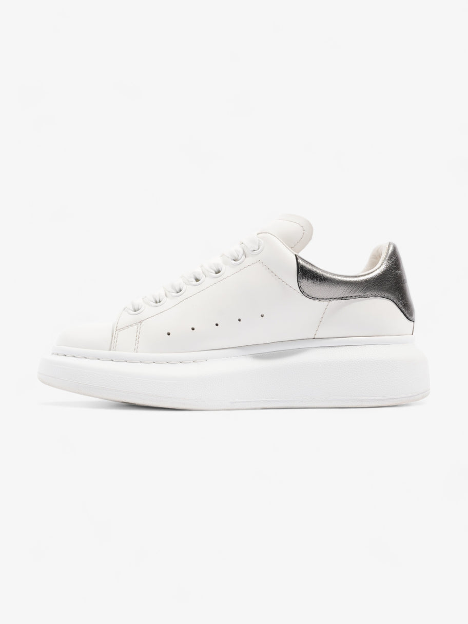 Oversized Sneakers White / Silver Leather EU 36 UK 3 Image 3