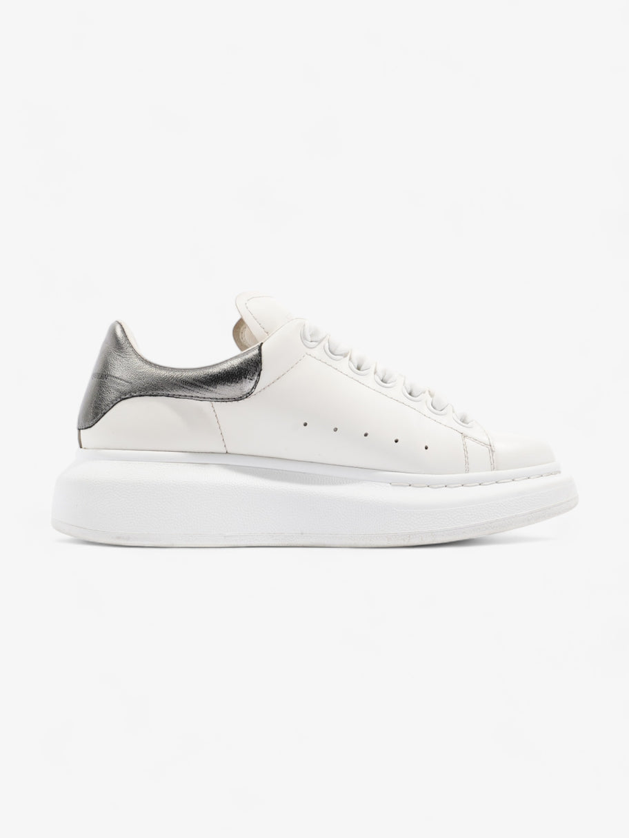 Oversized Sneakers White / Silver Leather EU 36 UK 3 Image 4