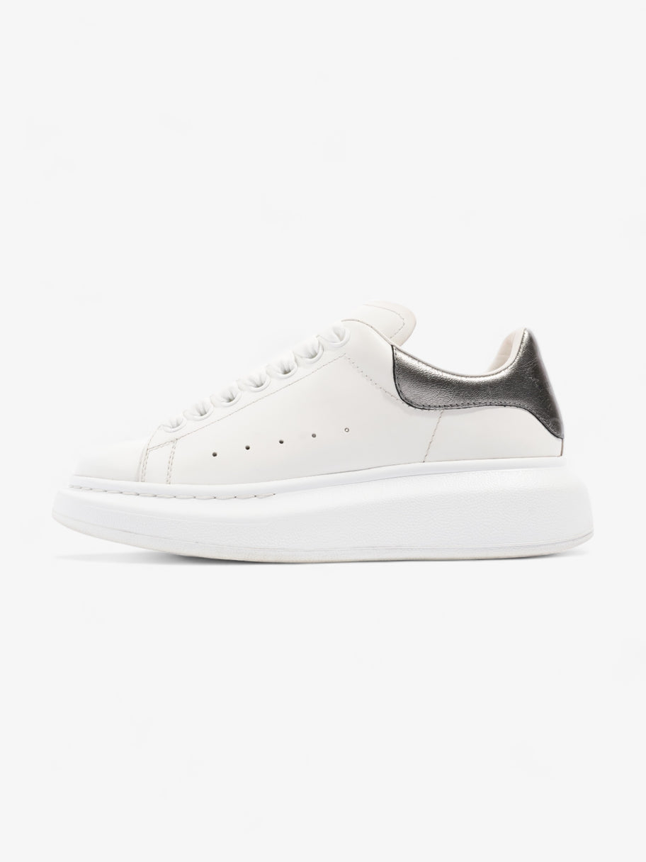 Oversized Sneakers White / Silver Leather EU 36 UK 3 Image 5