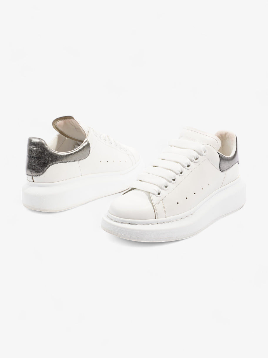 Oversized Sneakers White / Silver Leather EU 36 UK 3 Image 9