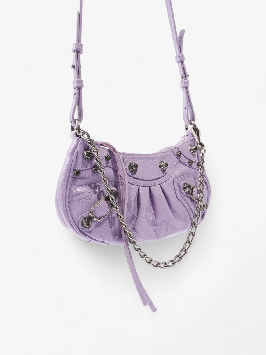 Le Cagole Mini Lilac Leather Image 15