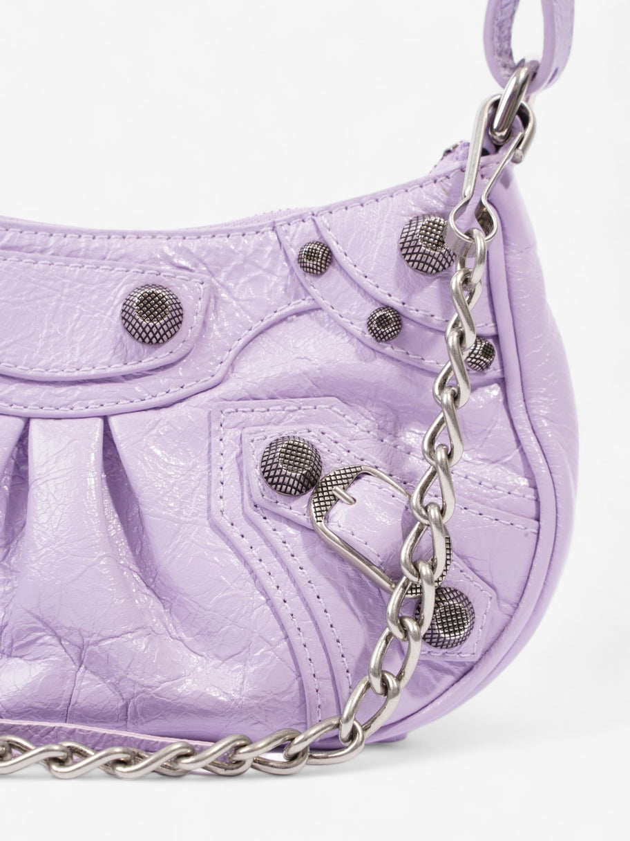 Le Cagole Mini Lilac Leather Image 3