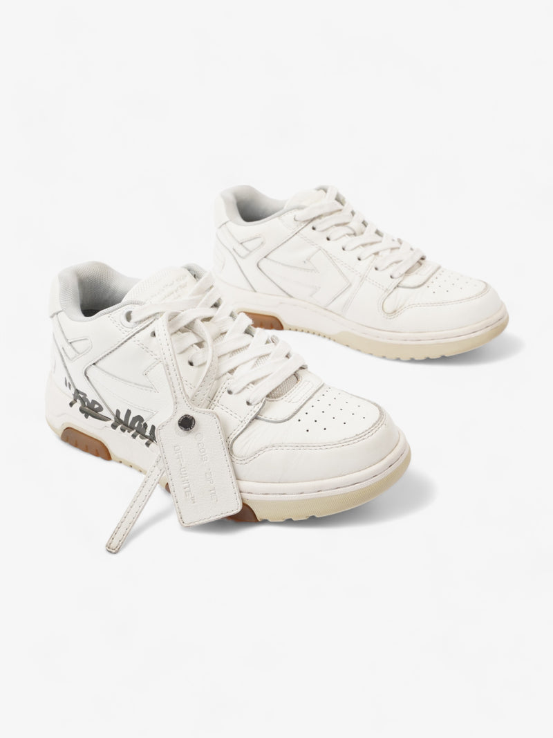  For Walking Sneakers White / Black Leather EU 37 UK 4