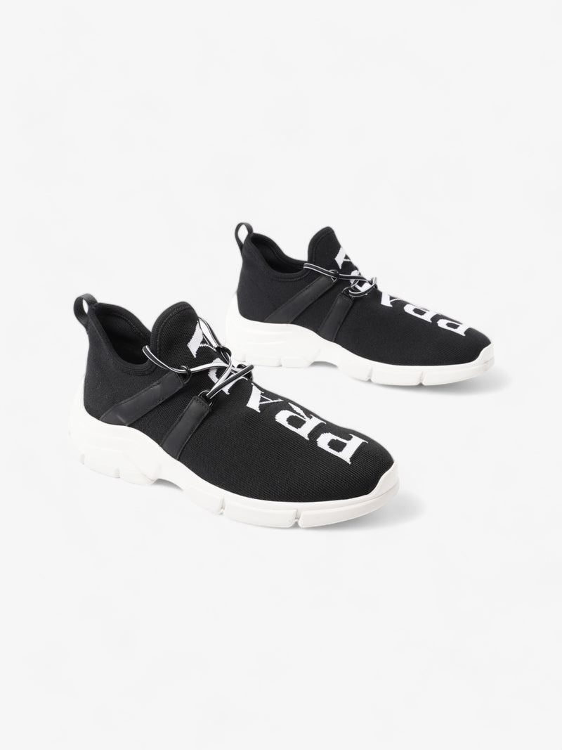  XY Logo Sock Sneakers Black / White Knit EU 37 UK 4