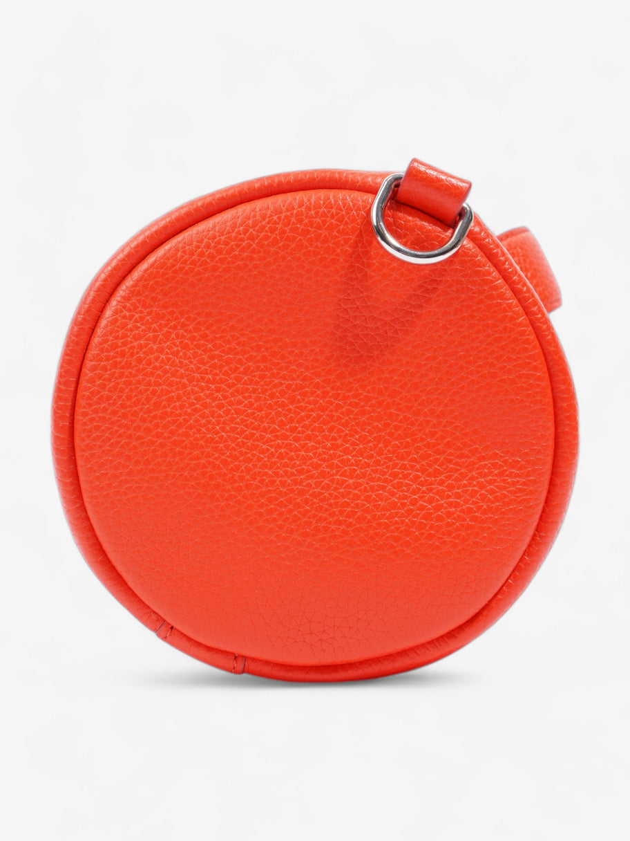 The Duffle Electric Orange Grained Leather Image 3