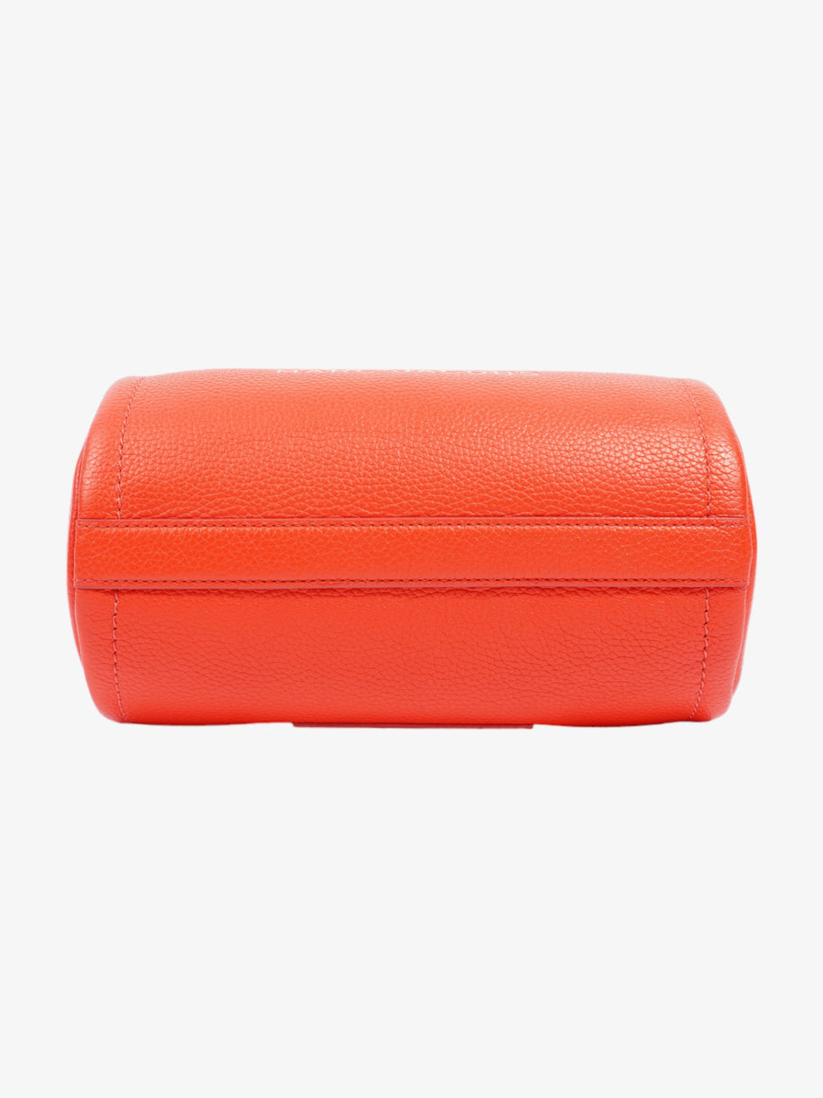 The Duffle Electric Orange Grained Leather Image 6