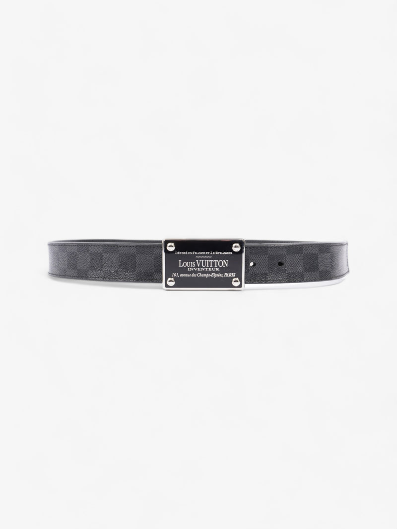  Inventeur Reversible Belt Damier Graphite Leather 95cm / 38