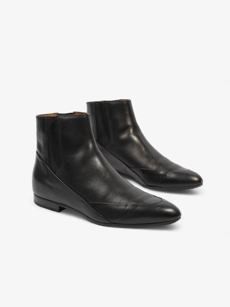  Ankle Boot Black Leather EU 36.5 UK 3.5