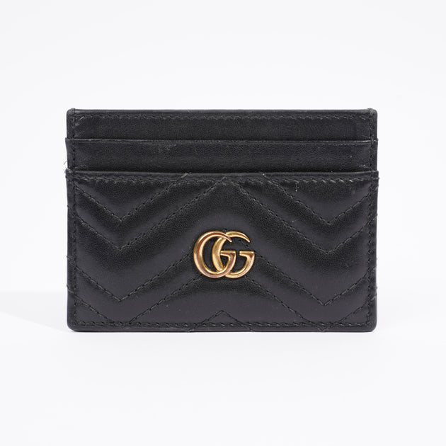Preloved GUCCI GG Canvas and Black Leather Bifold Wallet With Passport –  KimmieBBags LLC