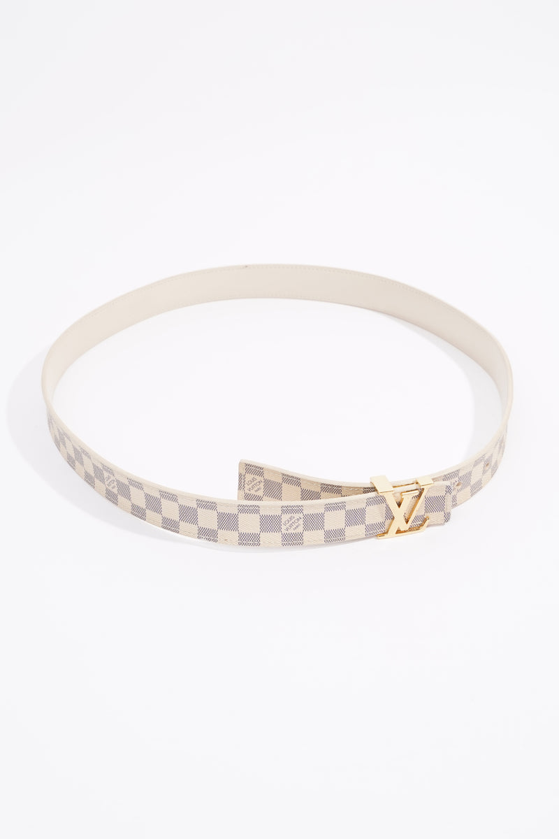 Louis Vuitton Damier Azur Skinny Belt 90CM Louis Vuitton