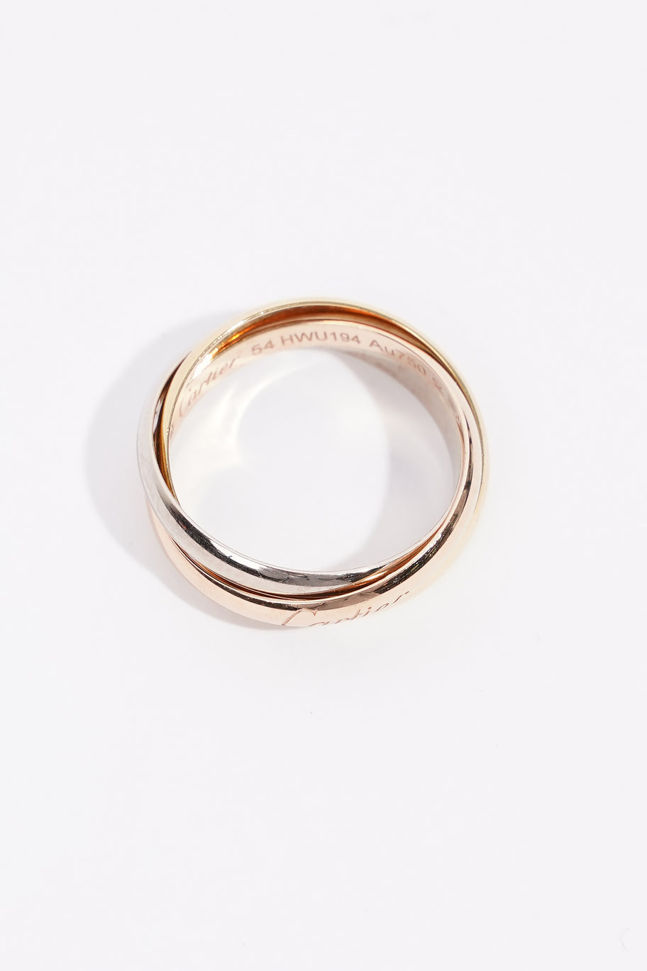 Trinity Ring, Small Model Rose Gold / White Gold Yellow Gold 54mm Image 2