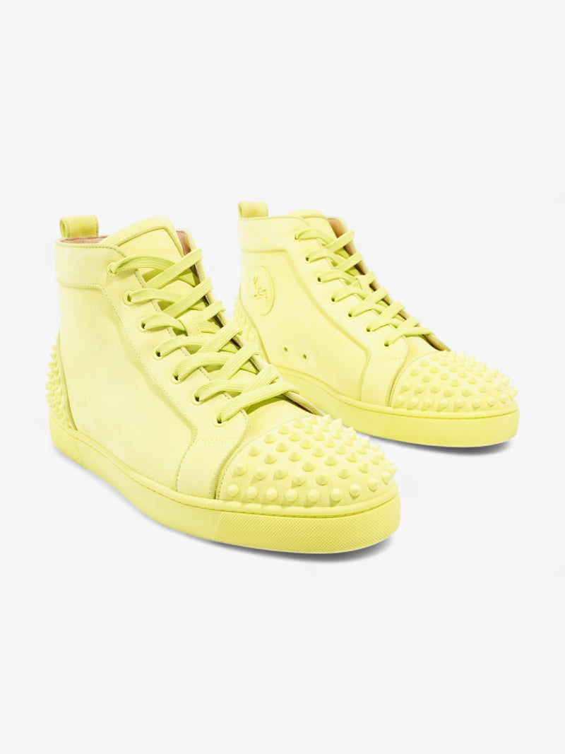  Lou Spikes II Sneakers Neon Yellow Suede EU 46 UK 12