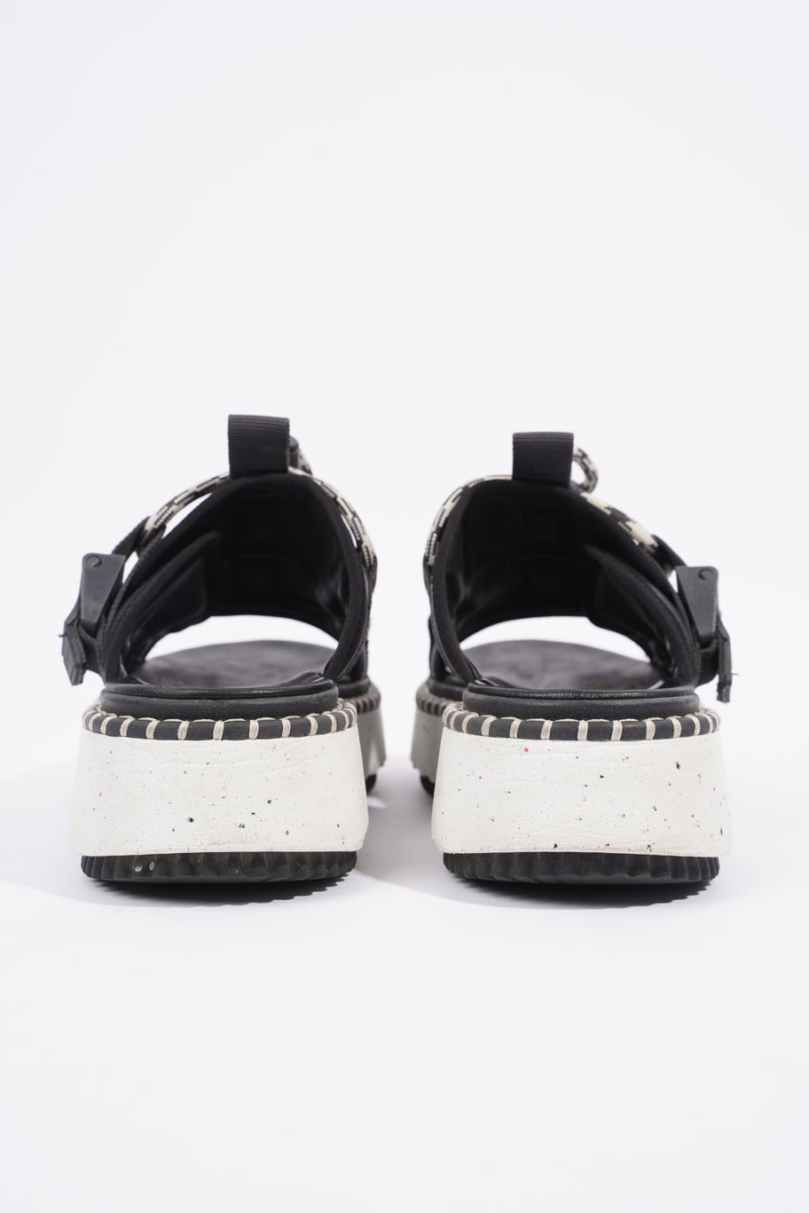 Lilli Platform Sandals Black / White Leather EU 37 UK 4 Image 6