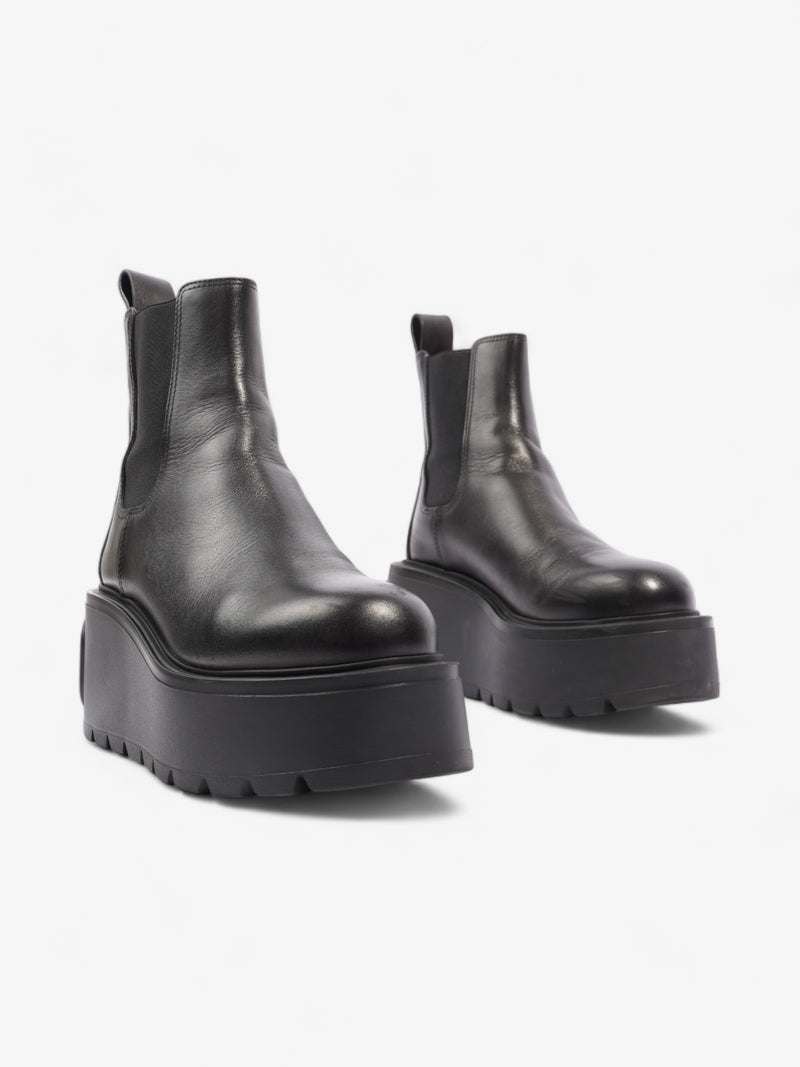 Beatle Ankle Boots 80 Black Leather EU 38 UK 5