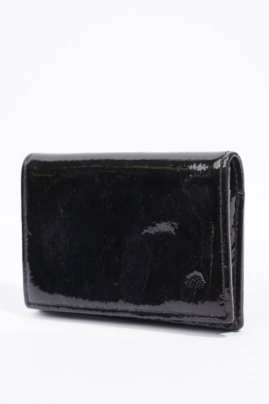 Coin Wallet Black Patent Leather Image 2