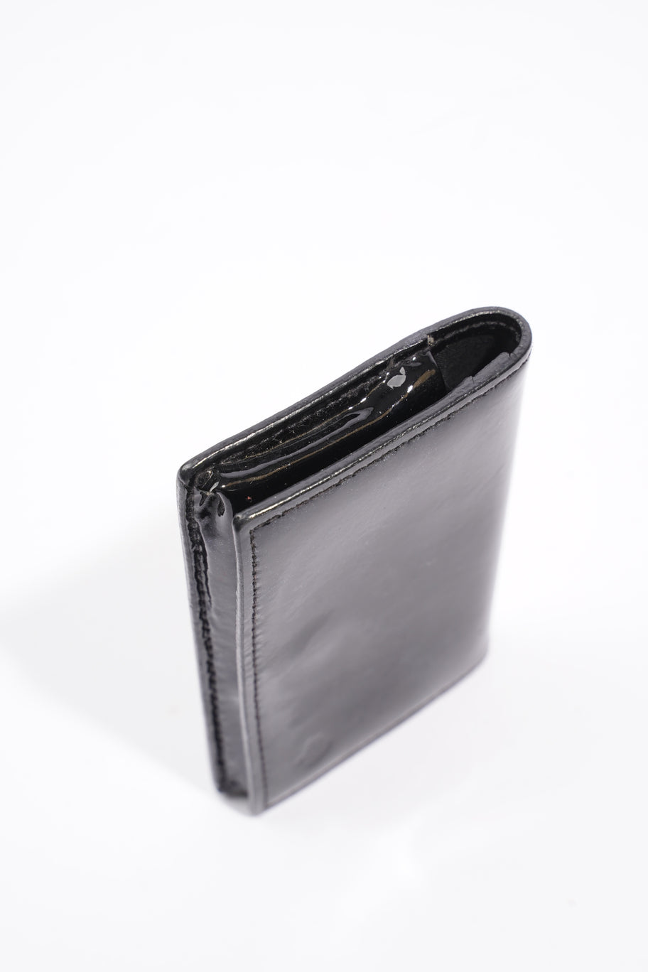 Coin Wallet Black Patent Leather Image 4