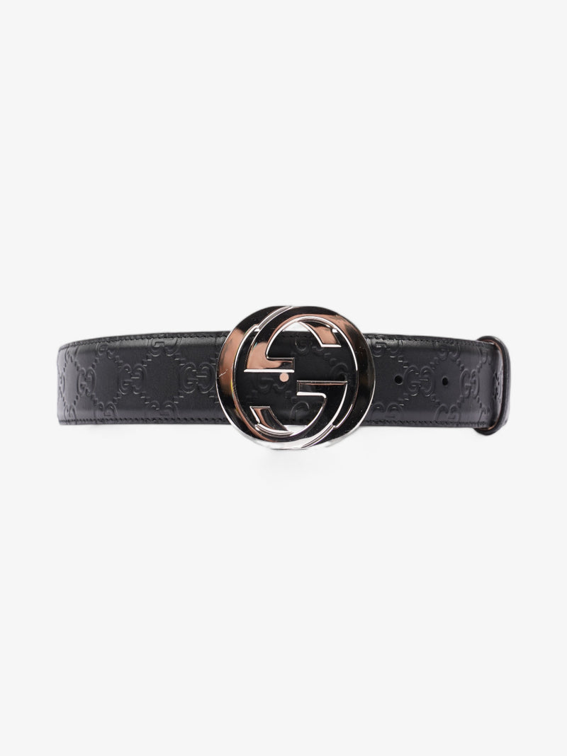  Blondie Wide Belt Black Leather 80cm / 32