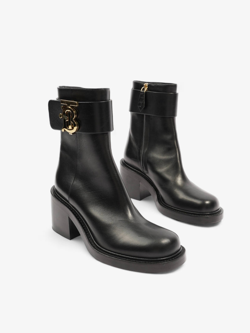  Westella Ankle Boots 70 Black / Gold Leather EU 37.5 UK 4.5