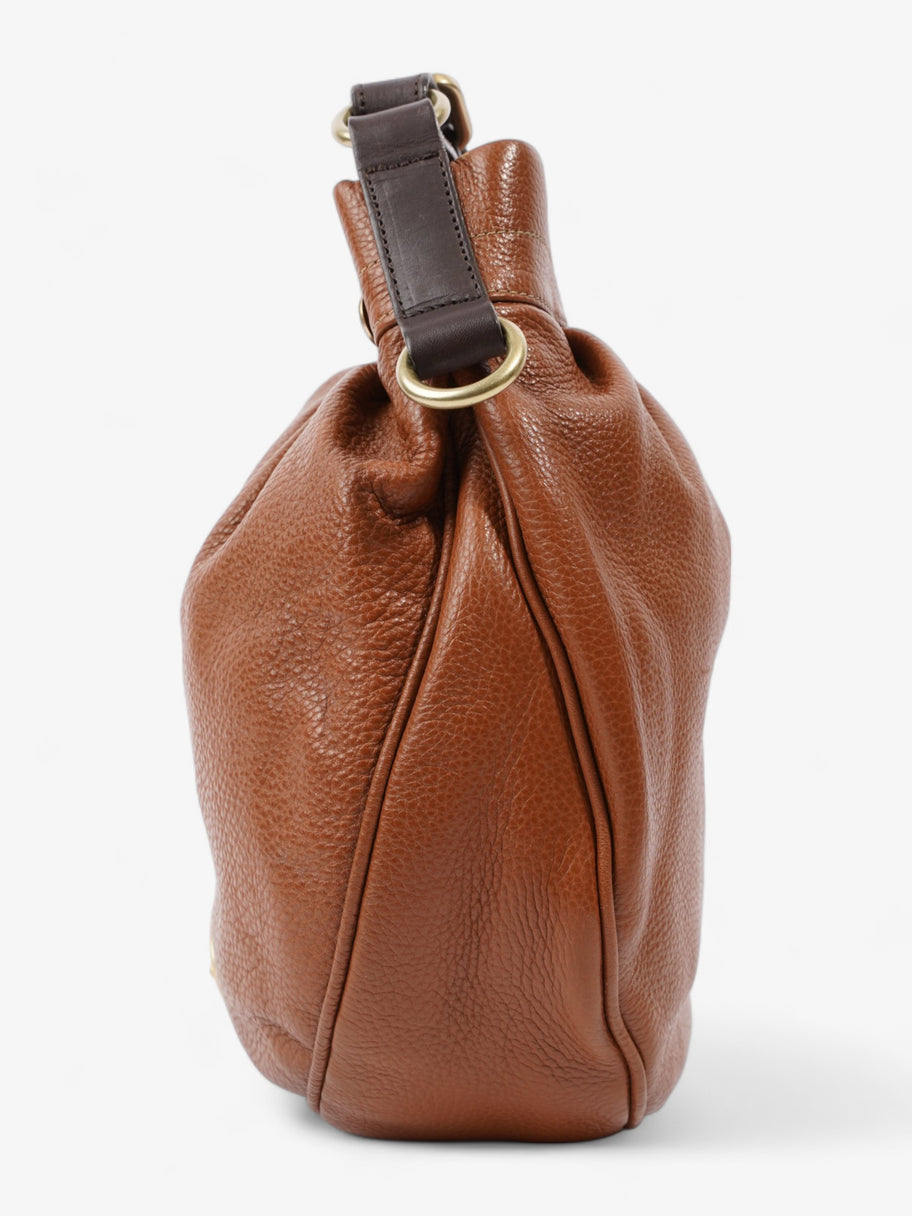 Mitzy Messenger Oak Grained Leather Image 3