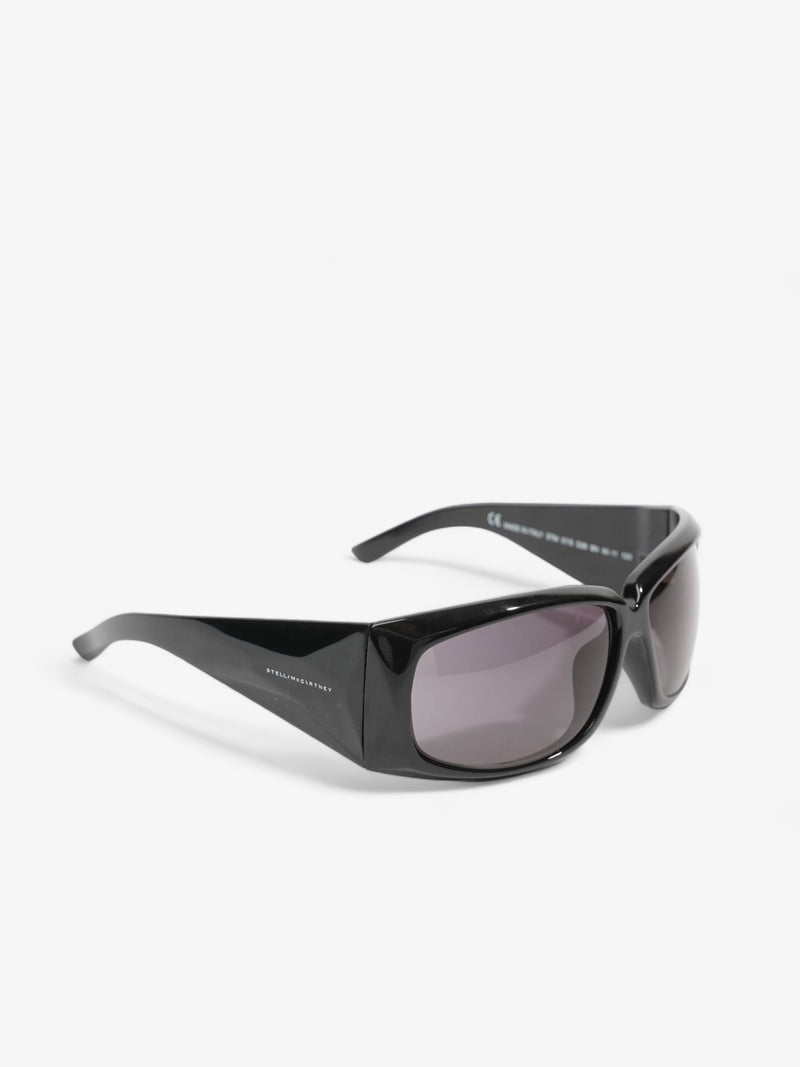  Wrap Around Sunglasses Black Acetate 60mm 11mm