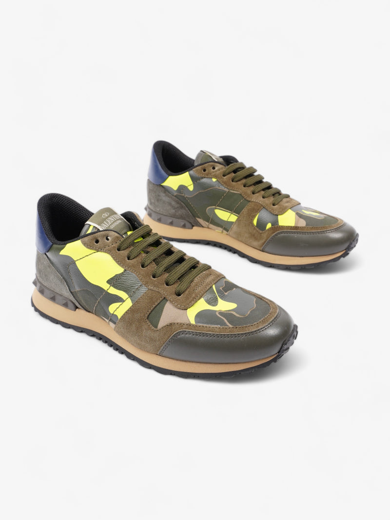  Rockrunner Sneakers Khaki / Yellow / Navy Suede EU 41 UK 7