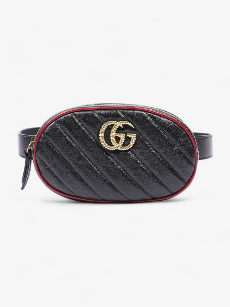  Marmont Belt Bag Black / Red Leather 75cm 30