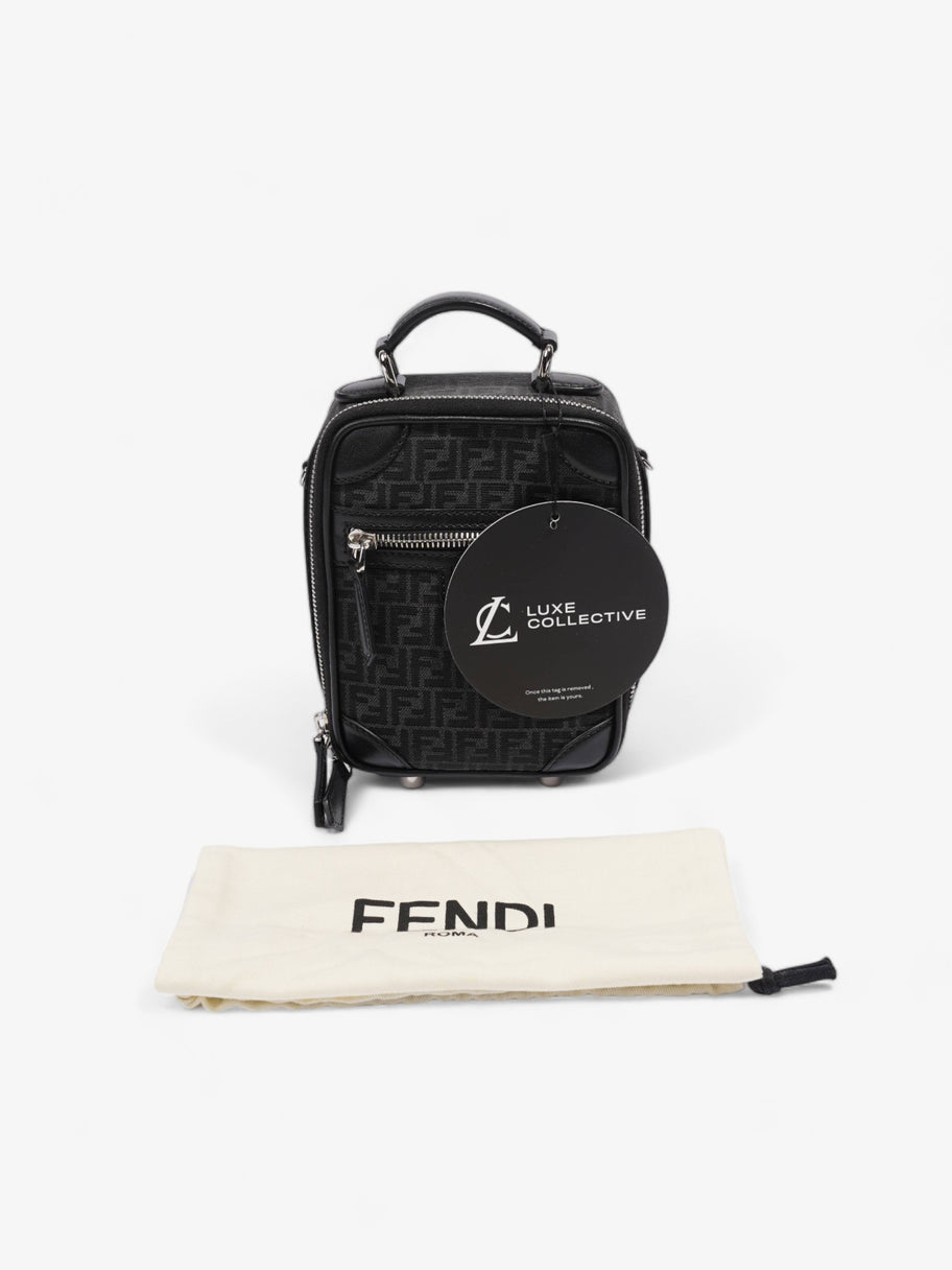 Travel Mini Bag Jacquard Micro FF Black Fabric Image 8