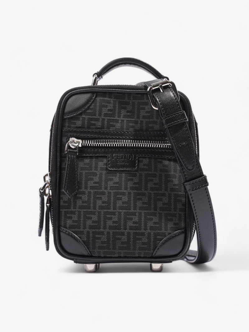  Travel Mini Bag Jacquard Micro FF Black Fabric