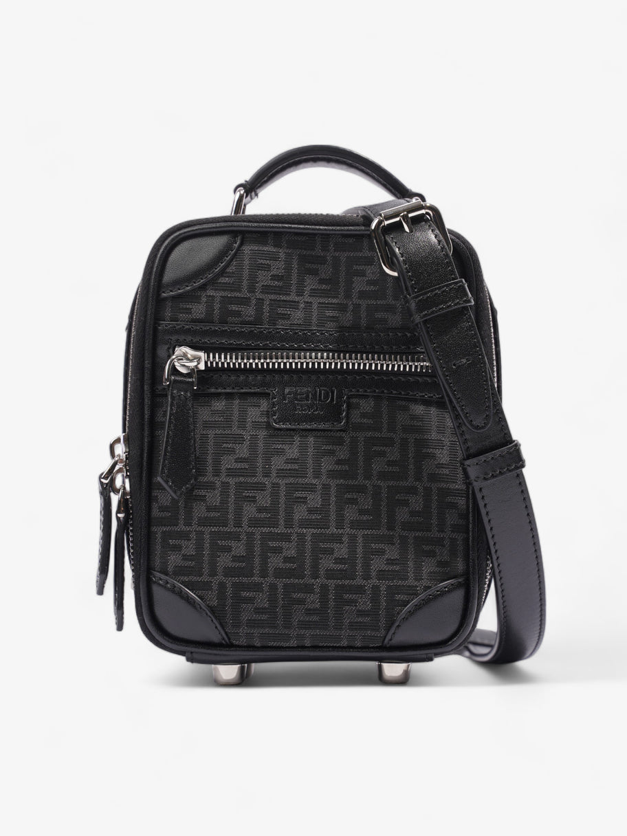 Travel Mini Bag Jacquard Micro FF Black Fabric Image 1